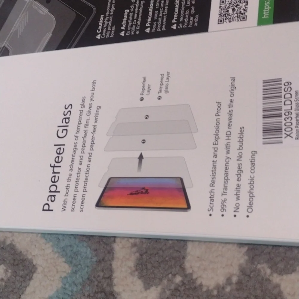 iPad 10.2 paper feel glass screen protector